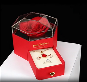 Joyero con Flor Eterna